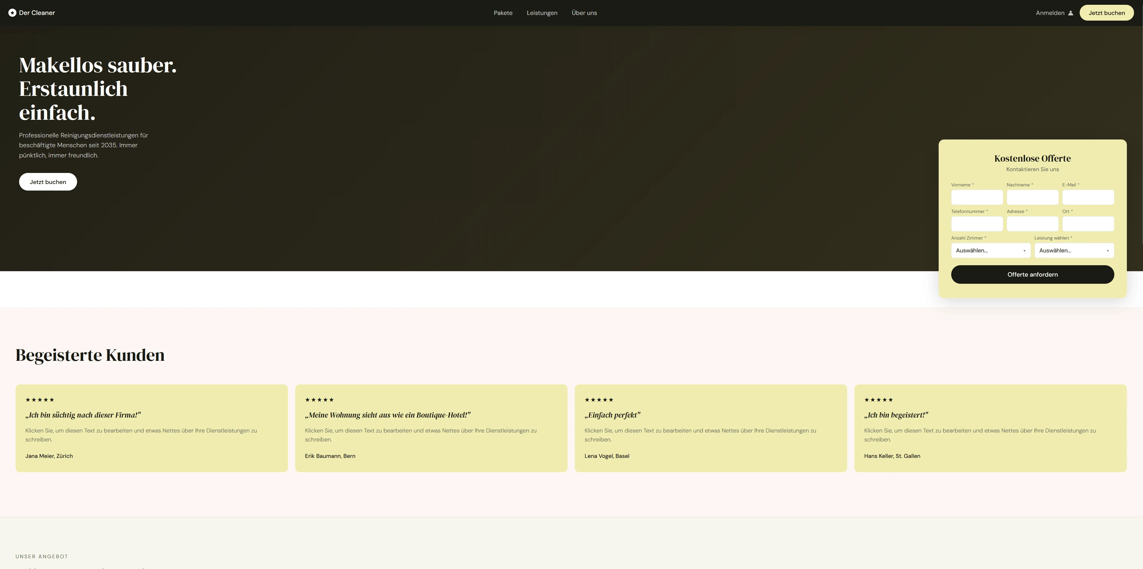 Business Projektbeispiel